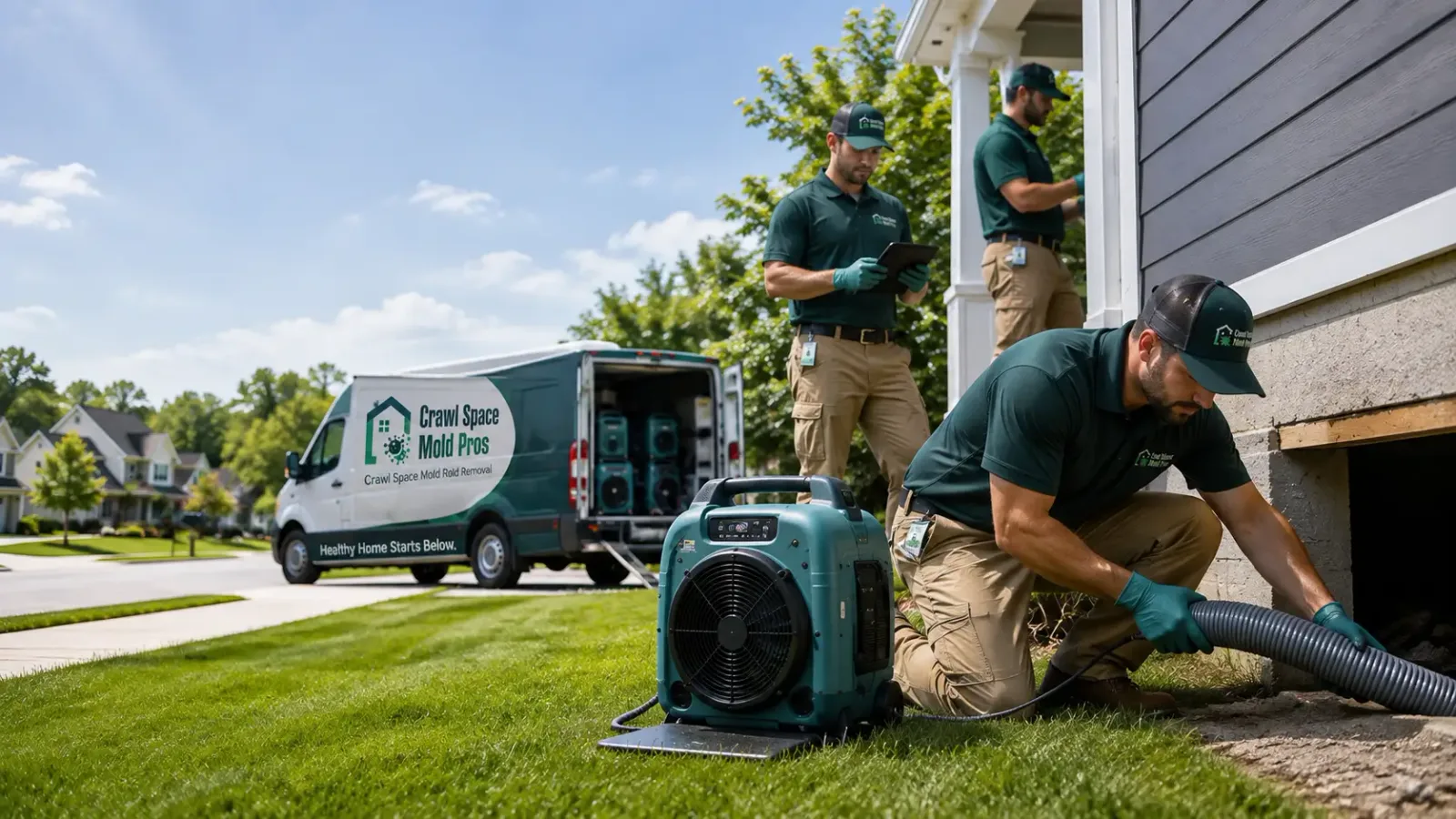 Crawl Space Mold Removal in Bellevue, WA